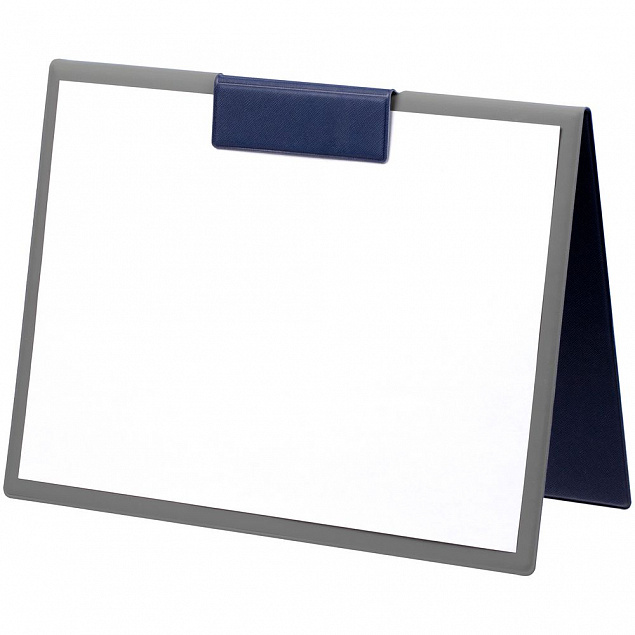 Папка-планшет Devon, синяя с логотипом в Волгограде заказать по выгодной цене в кибермаркете AvroraStore