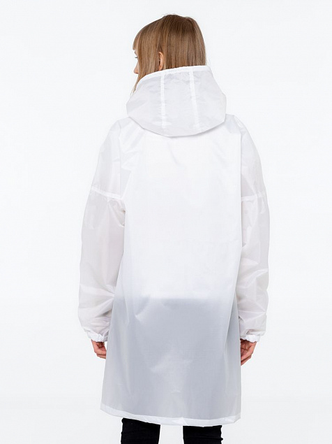 Дождевик Rainman Zip, белый с логотипом в Волгограде заказать по выгодной цене в кибермаркете AvroraStore