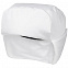 Шапка-ушанка Shelter, белая с логотипом в Волгограде заказать по выгодной цене в кибермаркете AvroraStore