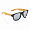 Солнцезащитные очки из переработанного пластика RCS с бамбуковыми дужками с логотипом в Волгограде заказать по выгодной цене в кибермаркете AvroraStore