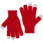Перчатки сенсорные Real Talk, красные с логотипом в Волгограде заказать по выгодной цене в кибермаркете AvroraStore