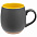 Кружка Chubby, серая с желтым с логотипом в Волгограде заказать по выгодной цене в кибермаркете AvroraStore