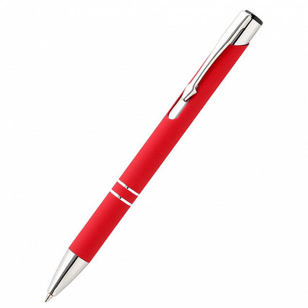 Ручка металлическая Molly - Красный PP с логотипом в Волгограде заказать по выгодной цене в кибермаркете AvroraStore