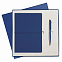Подарочный набор Portobello/Summer time синий-2(Ежедневник недат А5, Ручка) беж. ложемент с логотипом в Волгограде заказать по выгодной цене в кибермаркете AvroraStore