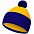 Шапка Snappy, бирюзовая с синим с логотипом в Волгограде заказать по выгодной цене в кибермаркете AvroraStore