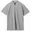 Рубашка поло мужская SUMMER 170, серый меланж с логотипом в Волгограде заказать по выгодной цене в кибермаркете AvroraStore