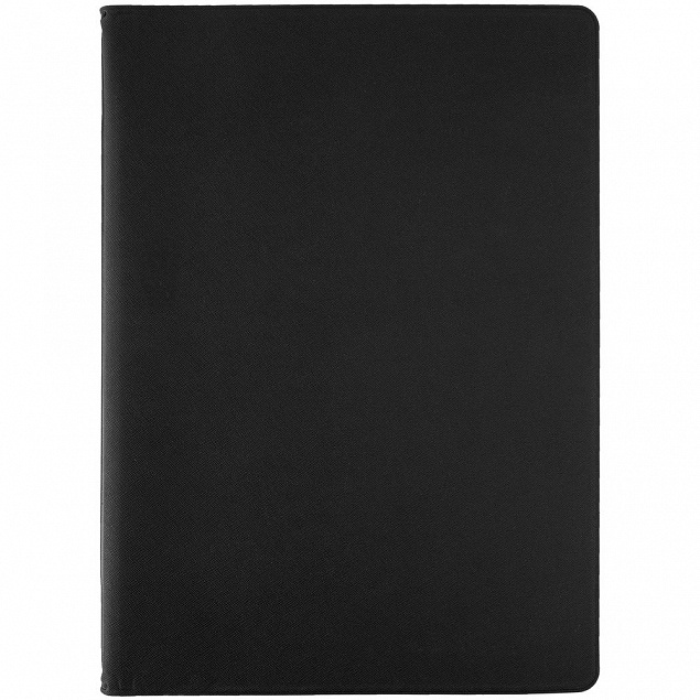 Папка для хранения документов Devon Maxi, черная с логотипом в Волгограде заказать по выгодной цене в кибермаркете AvroraStore