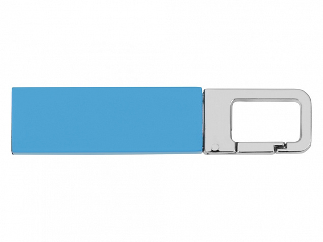 USB-флешка на 16 Гб «Hook» с карабином с логотипом в Волгограде заказать по выгодной цене в кибермаркете AvroraStore
