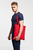 Холщовая сумка Basic 105, красная с логотипом в Волгограде заказать по выгодной цене в кибермаркете AvroraStore