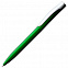 Ручка шариковая Pin Silver, зеленая с логотипом в Волгограде заказать по выгодной цене в кибермаркете AvroraStore