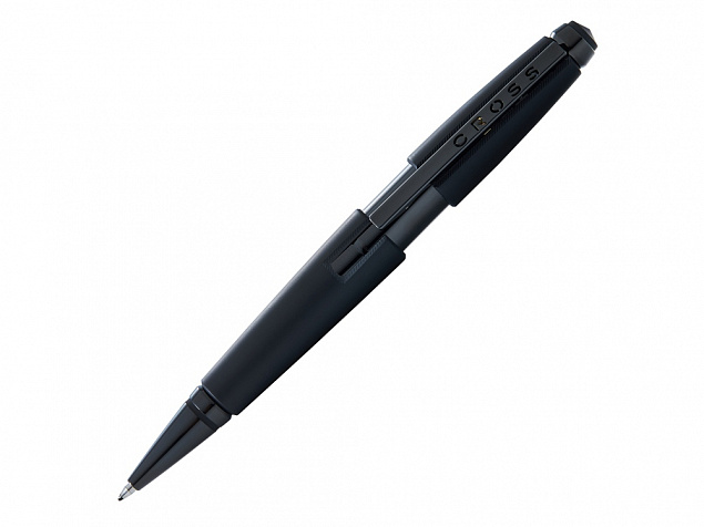 Ручка-роллер Edge Matte Black Lacquer с логотипом в Волгограде заказать по выгодной цене в кибермаркете AvroraStore