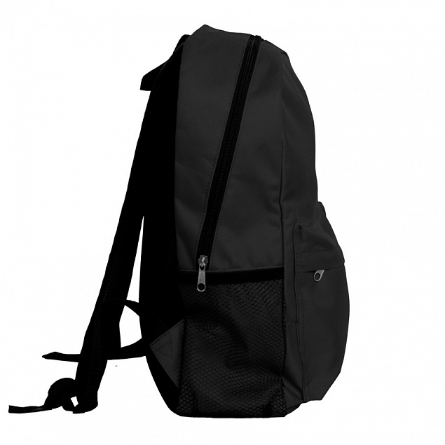 Рюкзак DISCO, черный, 40 x 29 x11 см, 100% полиэстер 600D с логотипом в Волгограде заказать по выгодной цене в кибермаркете AvroraStore