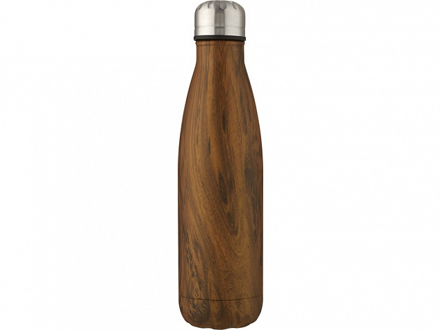 Cove бутылка из нержавеющей стали объемом 500 мл с вакуумной изоляцией и деревянным принтом, дерево с логотипом в Волгограде заказать по выгодной цене в кибермаркете AvroraStore