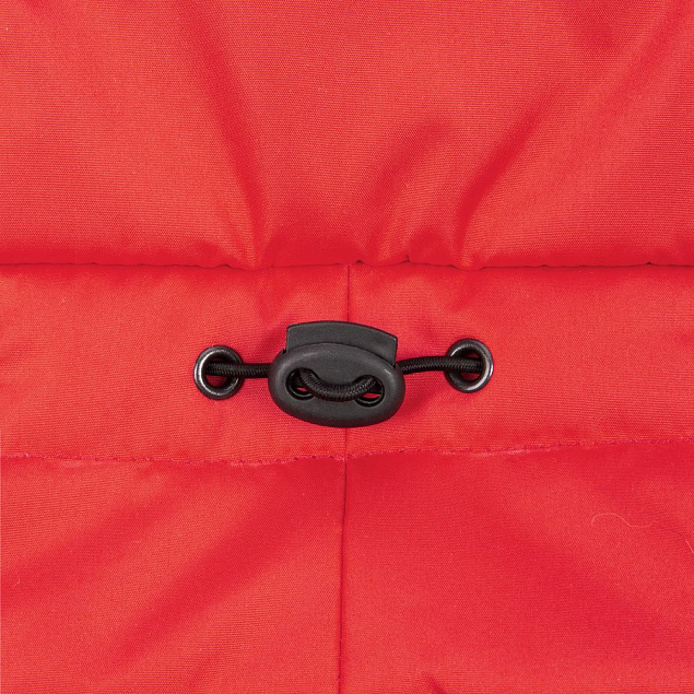 Шапка-ушанка Shelter, красная с логотипом в Волгограде заказать по выгодной цене в кибермаркете AvroraStore