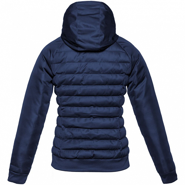 Куртка женская Slim, синяя с логотипом в Волгограде заказать по выгодной цене в кибермаркете AvroraStore