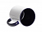 Кружка для сублимации, 330 мл, d=82 мм, стандарт А, белая, синяя внутри, синяя ручка с логотипом в Волгограде заказать по выгодной цене в кибермаркете AvroraStore