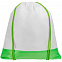 Рюкзак детский Classna, белый с зеленым с логотипом в Волгограде заказать по выгодной цене в кибермаркете AvroraStore