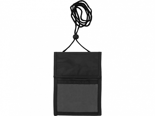 Нагрудное дорожное портмоне со шнурком с логотипом в Волгограде заказать по выгодной цене в кибермаркете AvroraStore