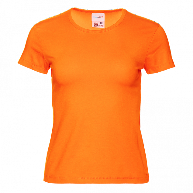 Футболка StanSlimWomen Оранжевый с логотипом в Волгограде заказать по выгодной цене в кибермаркете AvroraStore