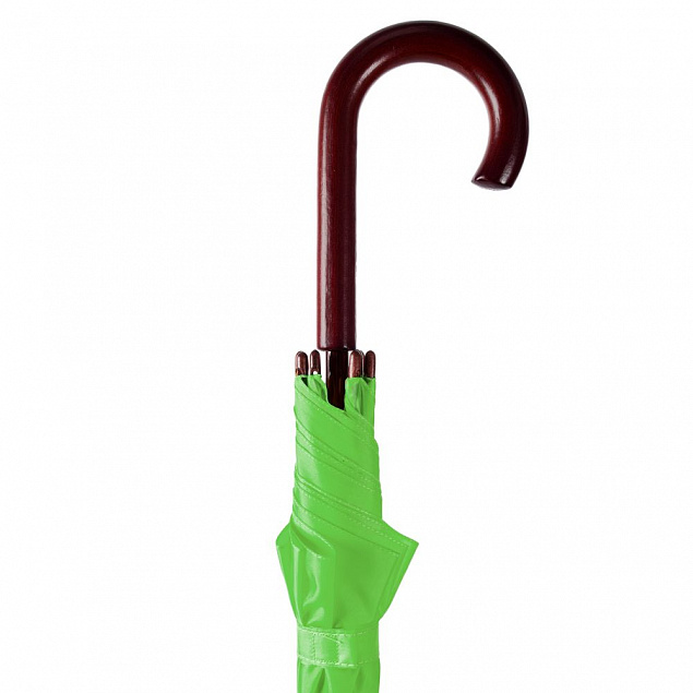 Зонт-трость Standard, зеленое яблоко с логотипом в Волгограде заказать по выгодной цене в кибермаркете AvroraStore
