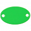 Шильдик металлический Alfa Oval, зеленый неон с логотипом в Волгограде заказать по выгодной цене в кибермаркете AvroraStore