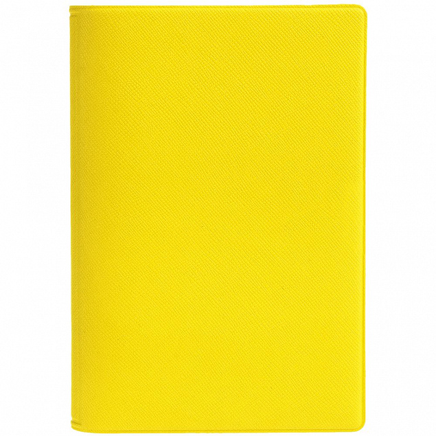 Обложка для паспорта Devon, желтая с логотипом в Волгограде заказать по выгодной цене в кибермаркете AvroraStore