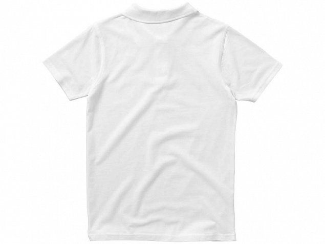 Рубашка поло First мужская, белый с логотипом в Волгограде заказать по выгодной цене в кибермаркете AvroraStore