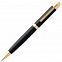 Ручка шариковая Razzo Gold, черная с логотипом в Волгограде заказать по выгодной цене в кибермаркете AvroraStore