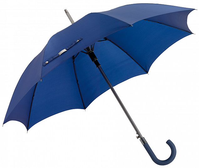 Зонт автоматический JUBILEE, темно-синий с логотипом в Волгограде заказать по выгодной цене в кибермаркете AvroraStore