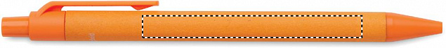Ручка картон/пластик кукурузн с логотипом в Волгограде заказать по выгодной цене в кибермаркете AvroraStore