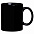 Кружка Promo, черная с логотипом в Волгограде заказать по выгодной цене в кибермаркете AvroraStore