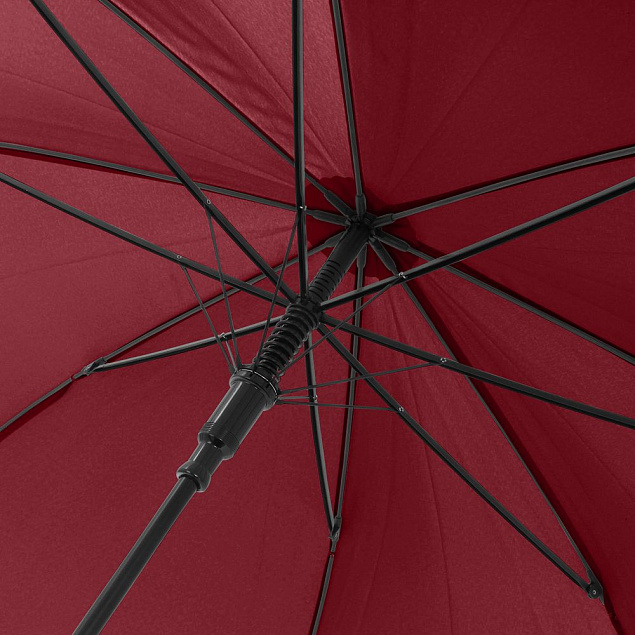 Зонт-трость Dublin, бордовый с логотипом в Волгограде заказать по выгодной цене в кибермаркете AvroraStore