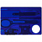 Набор инструментов SwissCard Lite, синий с логотипом в Волгограде заказать по выгодной цене в кибермаркете AvroraStore