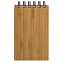 Блокнот на кольцах Bamboo Simple с логотипом в Волгограде заказать по выгодной цене в кибермаркете AvroraStore