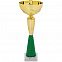 Кубок Kudos, большой, зеленый с логотипом в Волгограде заказать по выгодной цене в кибермаркете AvroraStore