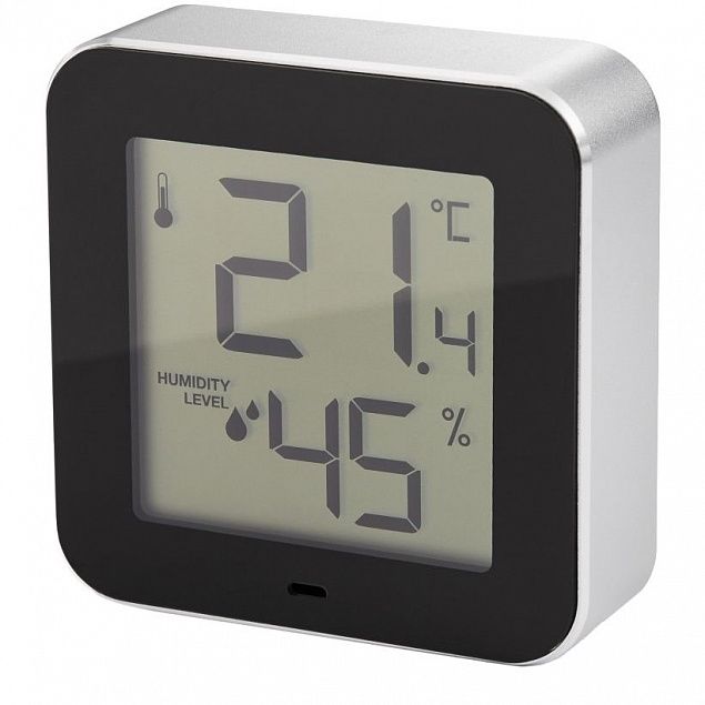 Термометр-гигрометр Simple с логотипом в Волгограде заказать по выгодной цене в кибермаркете AvroraStore