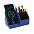 Настольный органайзер Prestige c беспроводной зарядкой - Синий HH с логотипом в Волгограде заказать по выгодной цене в кибермаркете AvroraStore