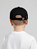 Бейсболка детская Capture Kids, черная с логотипом в Волгограде заказать по выгодной цене в кибермаркете AvroraStore