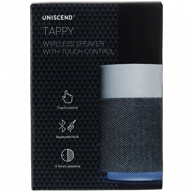 Беспроводная колонка Uniscend Tappy, белая с логотипом в Волгограде заказать по выгодной цене в кибермаркете AvroraStore