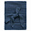Плед Pleat, синий с логотипом в Волгограде заказать по выгодной цене в кибермаркете AvroraStore