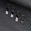 Брелок TONER STICK; 5,28 x 1,6 x 0,42 см; черный; металл/пластик; лазерная гравировка с логотипом в Волгограде заказать по выгодной цене в кибермаркете AvroraStore