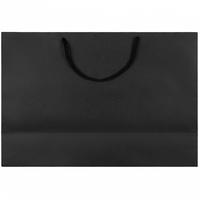 Пакет бумажный Bicolor, белый с черным с логотипом в Волгограде заказать по выгодной цене в кибермаркете AvroraStore