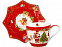 Чайная пара «Санта Клаус» с логотипом в Волгограде заказать по выгодной цене в кибермаркете AvroraStore