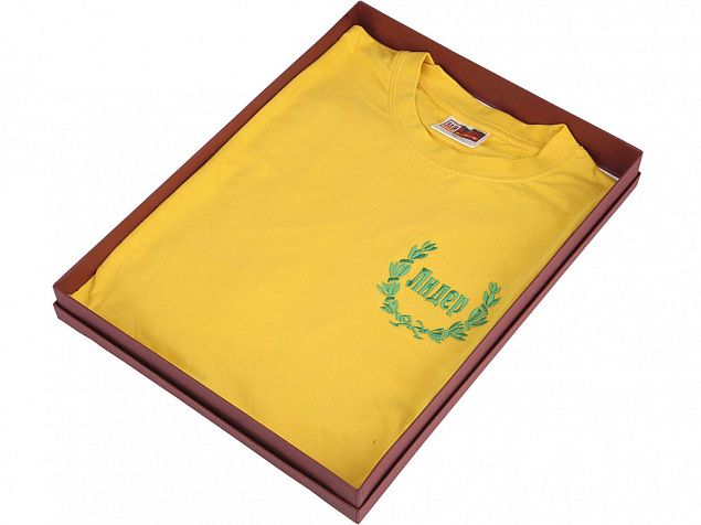 Подарочный набор «Желтая майка лидера» с логотипом в Волгограде заказать по выгодной цене в кибермаркете AvroraStore
