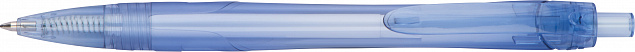 Шариковая пластиковая ручка, голубая с логотипом в Волгограде заказать по выгодной цене в кибермаркете AvroraStore