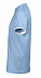 Футболка мужская с контрастной отделкой MADISON 170, голубой/белый с логотипом в Волгограде заказать по выгодной цене в кибермаркете AvroraStore
