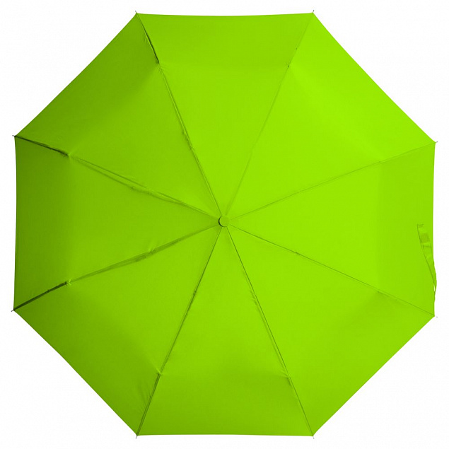 Зонт складной Basic, зеленое яблоко с логотипом в Волгограде заказать по выгодной цене в кибермаркете AvroraStore