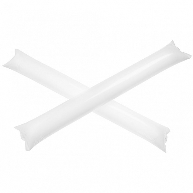 Палки-стучалки для болельщиков «Пошумим», белые с логотипом в Волгограде заказать по выгодной цене в кибермаркете AvroraStore