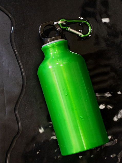 Бутылка для спорта Re-Source, зеленая с логотипом в Волгограде заказать по выгодной цене в кибермаркете AvroraStore