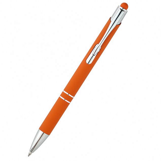 Ручка металлическая Ingrid - Оранжевый OO с логотипом в Волгограде заказать по выгодной цене в кибермаркете AvroraStore